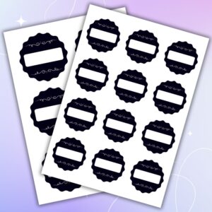 Set de etiquetas para alacena vacías