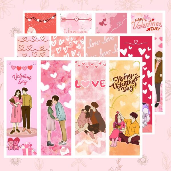 Marcapáginas imprimibles - Edición San Valentín - Image 2